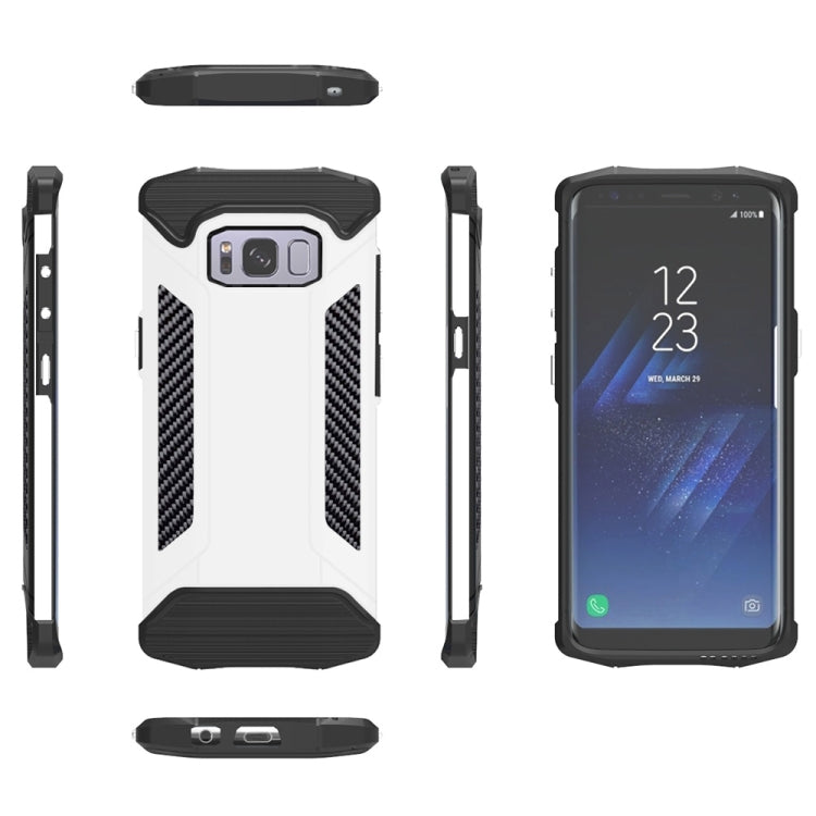 For Galaxy S8 TPU + PC Steel Armor Combination Case