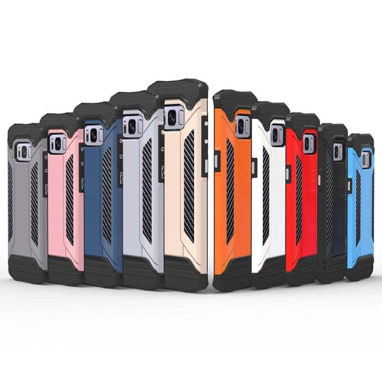 For Galaxy S8 TPU + PC Steel Armor Combination Case