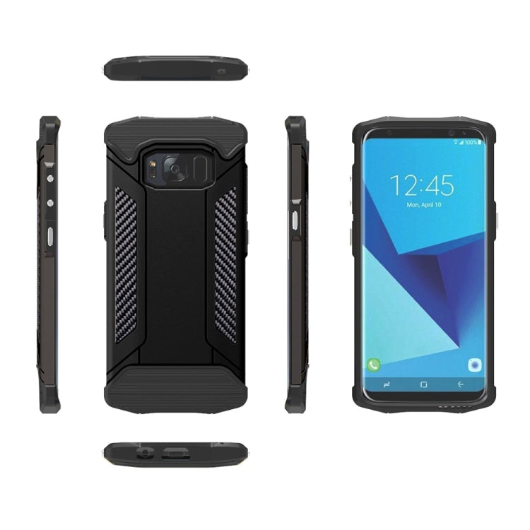 For Galaxy S8 + / G955 TPU + PC Steel Armor Combination Case