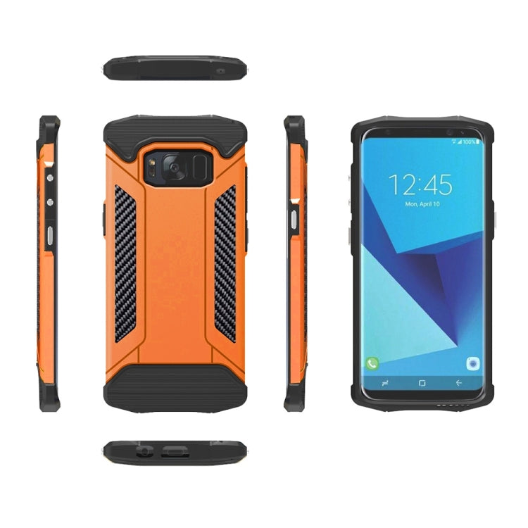 For Galaxy S8 + / G955 TPU + PC Steel Armor Combination Case
