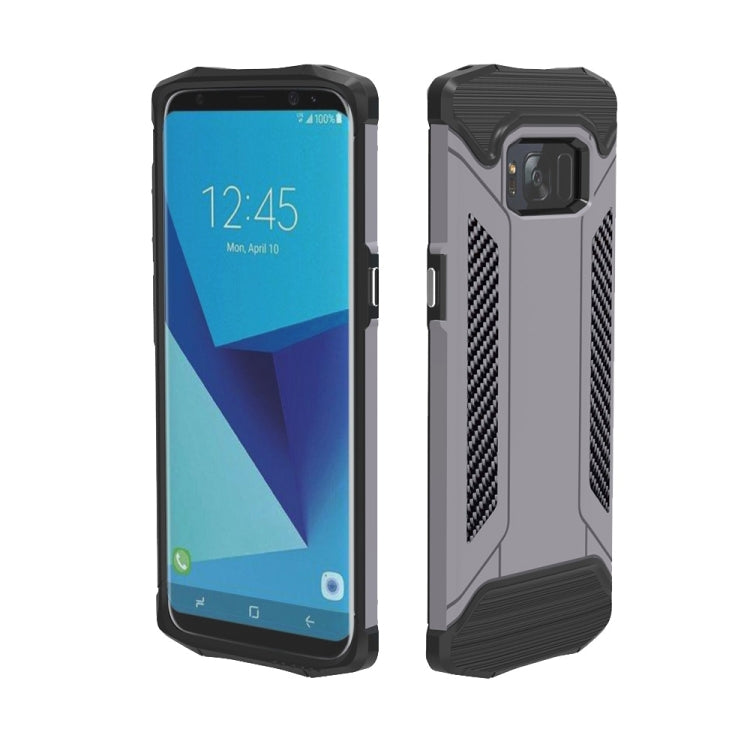 For Galaxy S8 + / G955 TPU + PC Steel Armor Combination Case