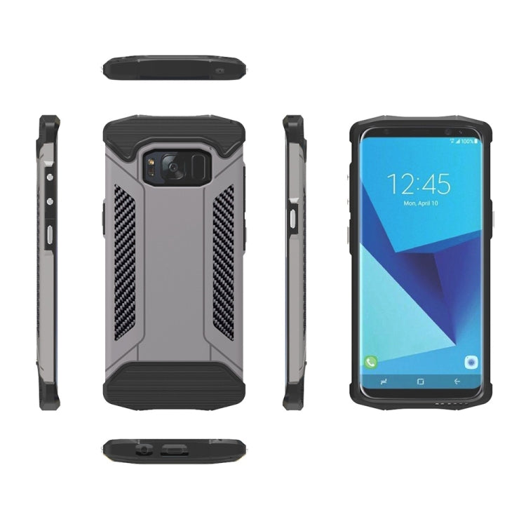 For Galaxy S8 + / G955 TPU + PC Steel Armor Combination Case