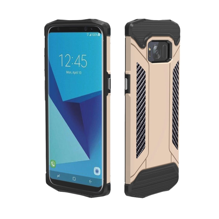 For Galaxy S8 + / G955 TPU + PC Steel Armor Combination Case