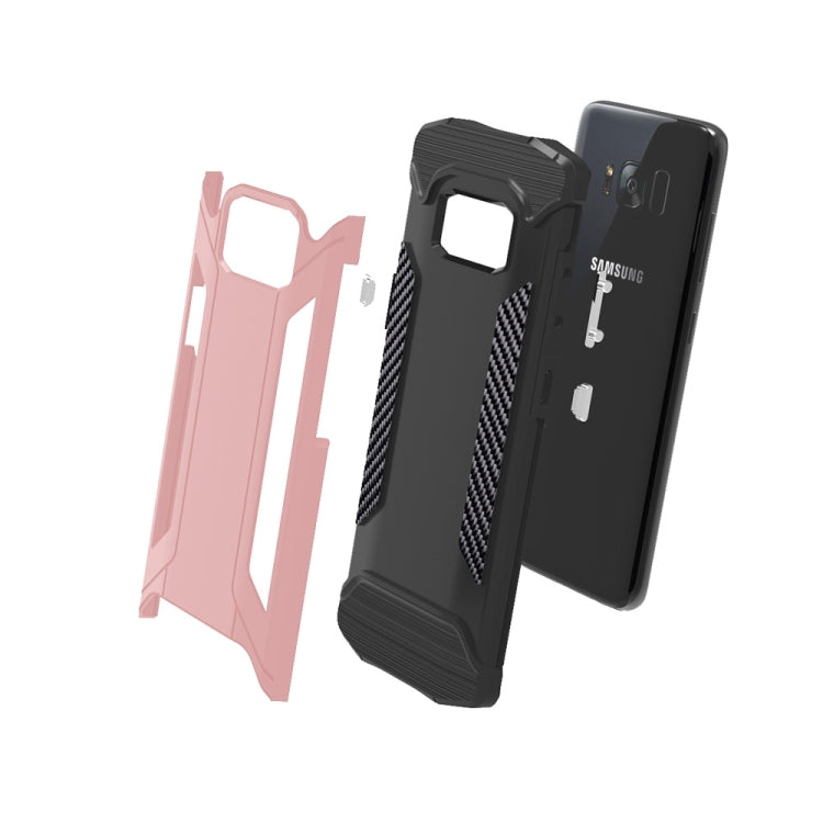 For Galaxy S8 + / G955 TPU + PC Steel Armor Combination Case