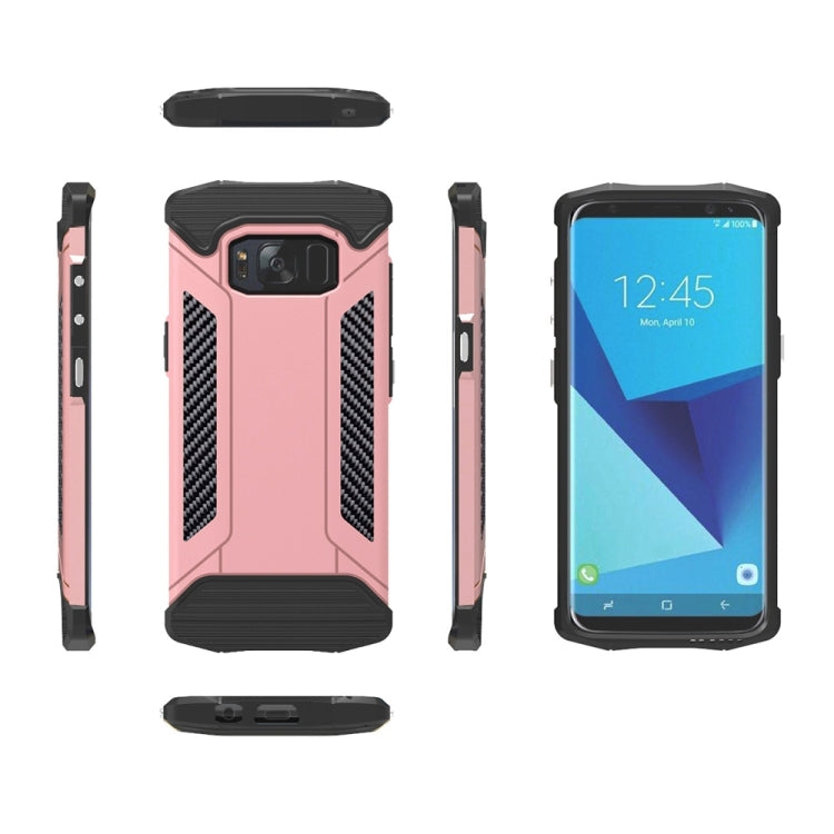 For Galaxy S8 + / G955 TPU + PC Steel Armor Combination Case