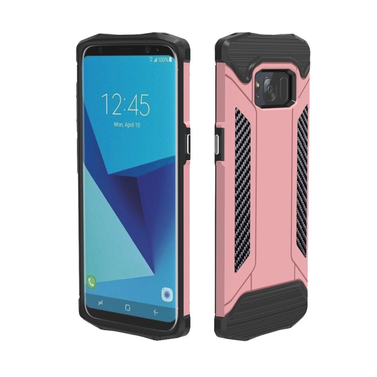 For Galaxy S8 + / G955 TPU + PC Steel Armor Combination Case