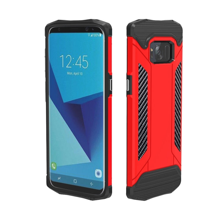 For Galaxy S8 + / G955 TPU + PC Steel Armor Combination Case