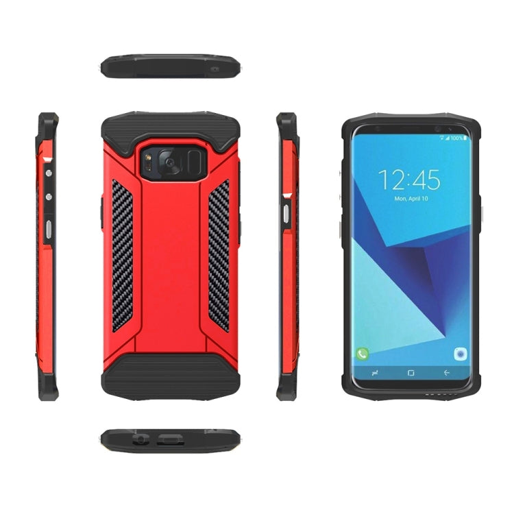 For Galaxy S8 + / G955 TPU + PC Steel Armor Combination Case
