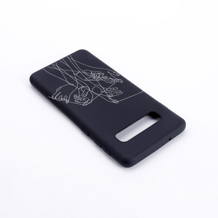 Five Hands Painted Pattern Soft TPU Case for Galaxy S10e