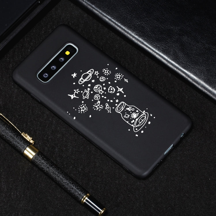 Wishing Bottle Painted Pattern Soft TPU Case for Galaxy S10e
