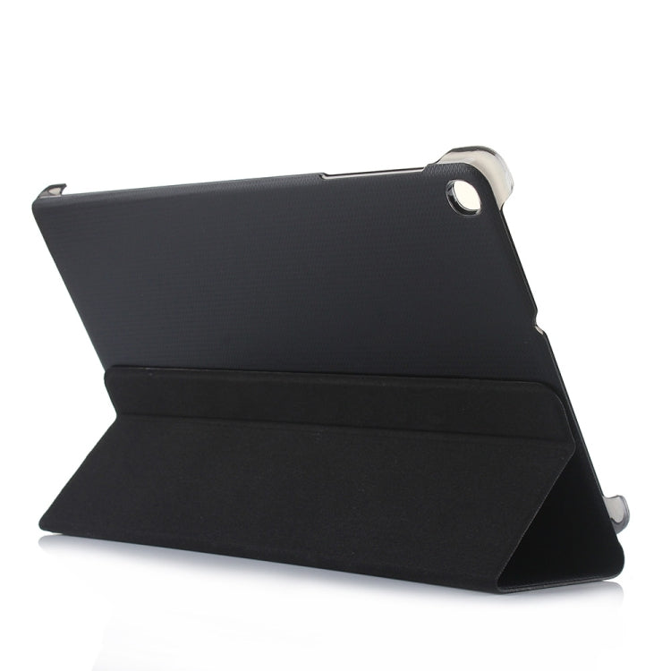 Business Horizontal Flip Leather Case for Galaxy Tab A 10.1 (2019) T510 / T515, with Holder (Black)