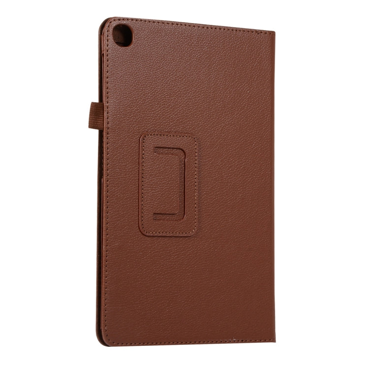 Litchi Texture Horizontal Flip Leather Case for Galaxy Tab A 10.1 (2019) T510 / T515, with Holder