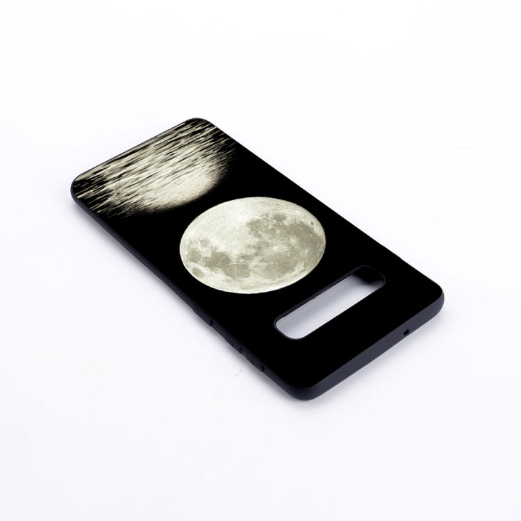 Moon Painted Pattern Soft TPU Case for Galaxy S10+