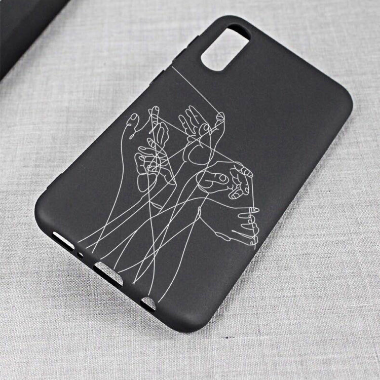 Five Hands Painted Pattern Soft TPU Case for Galaxy A50
