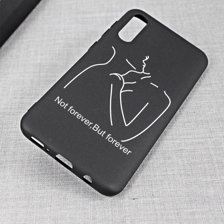 Distance Painted Pattern Soft TPU Case for Galaxy A50