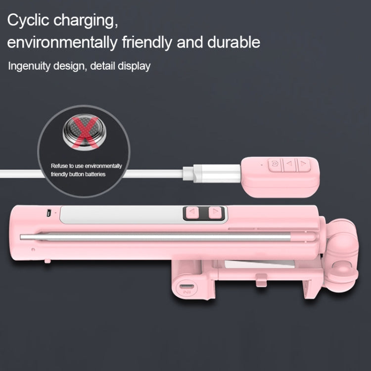 CYKE A18 Multifunction One-piece Wireless Bluetooth Selfie Stick with Double Fill light & Tripod & Remote Control, Maximum Stretching Length: 110cm