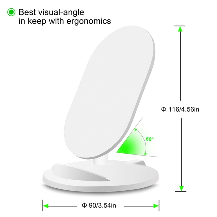 M8-5W 5V 1A Wireless Charging Transmitter Charger, For iPhone 8 / 8 Plus / X &  Galaxy Note8 / S8+ /S8 / Note5 / S7 Edge / S7 / S6 Edge Plus / S6 Edge / S6