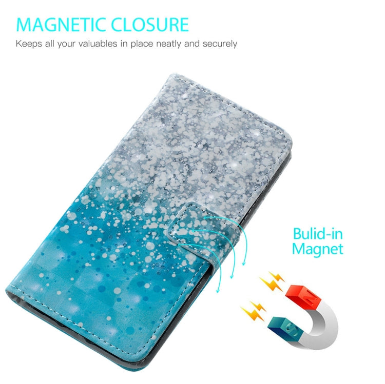 Sea and Sand Pattern 3D Horizontal Flip Leather Case for Galaxy A40, with Holder & Card Slots & Photo Frame & Wallet