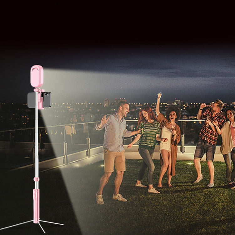 CYKE A17D One-piece Multi-function Bluetooth Selfie Stick for Mobile Phones under 6 inch, with Rechargeable Remote Control & Independent Fill Light & Tripod
