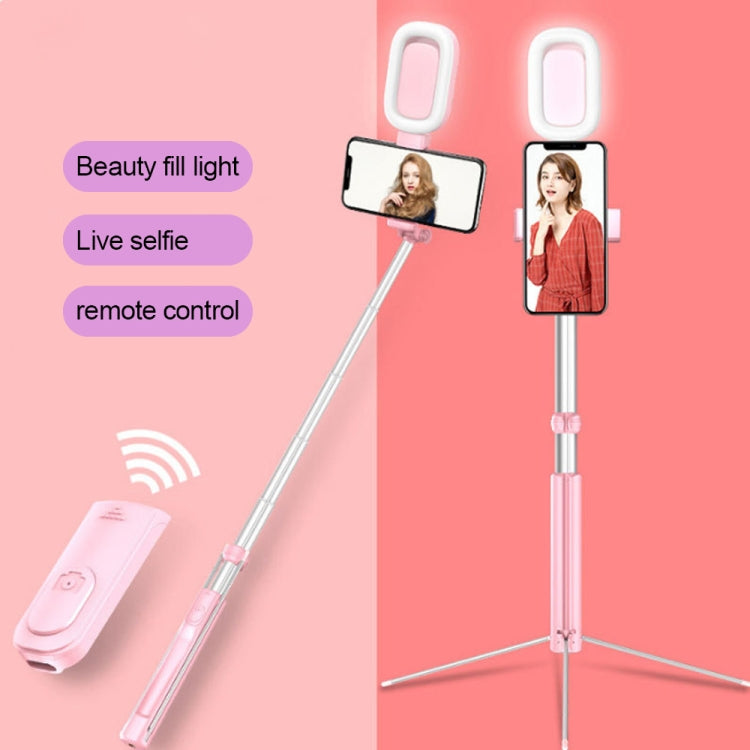 CYKE A17D One-piece Multi-function Bluetooth Selfie Stick for Mobile Phones under 6 inch, with Rechargeable Remote Control & Independent Fill Light & Tripod