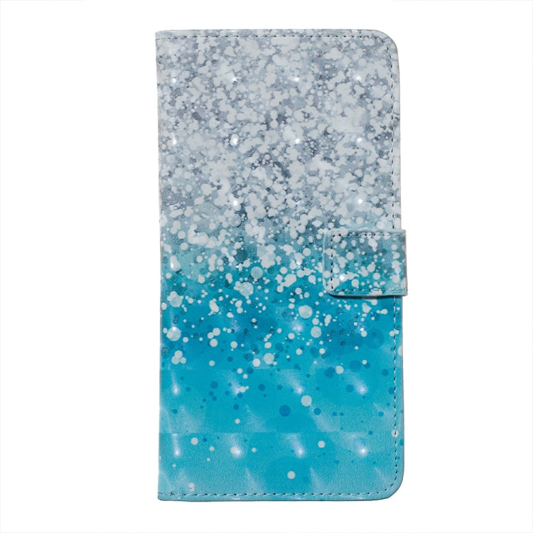 Sea and Sand Pattern 3D Horizontal Flip Leather Case for Galaxy A70, with Holder & Card Slots & Photo Frame & Wallet