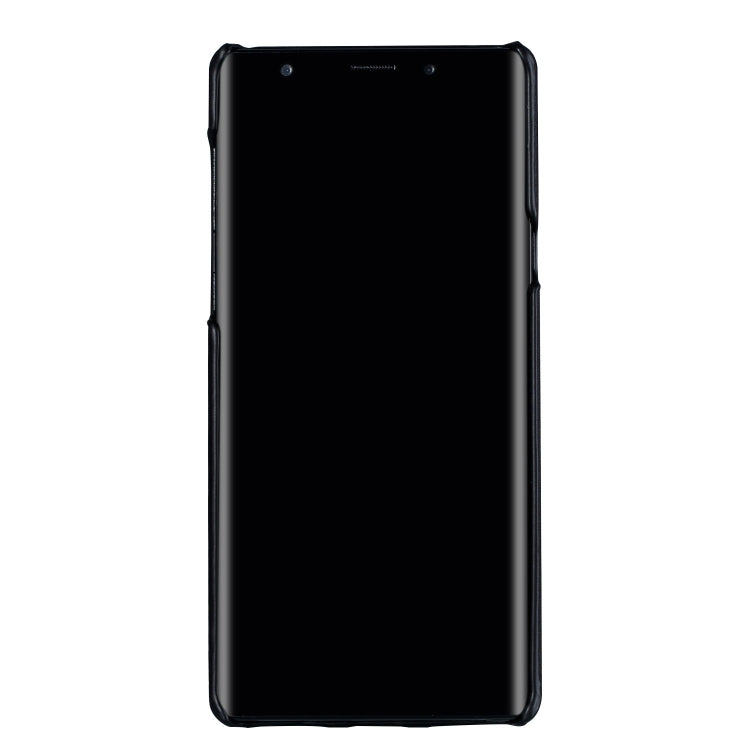 Diamond Texture PC + PU Leather Case for Galaxy Note9(Blue)