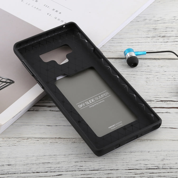GOOSPERY Sky Slide Bumper TPU + PC Case for Galaxy Note9,with Card Slot