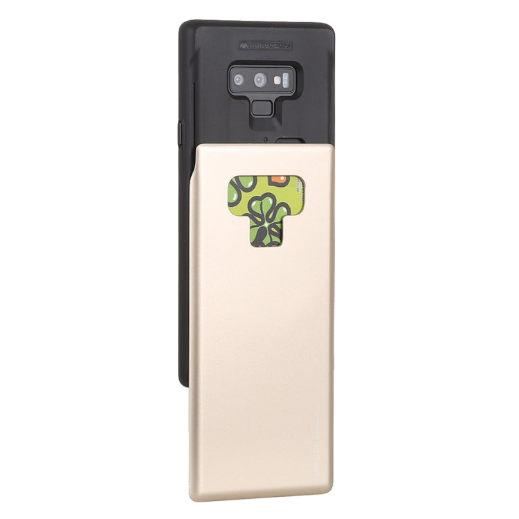 GOOSPERY Sky Slide Bumper TPU + PC Case for Galaxy Note9,with Card Slot