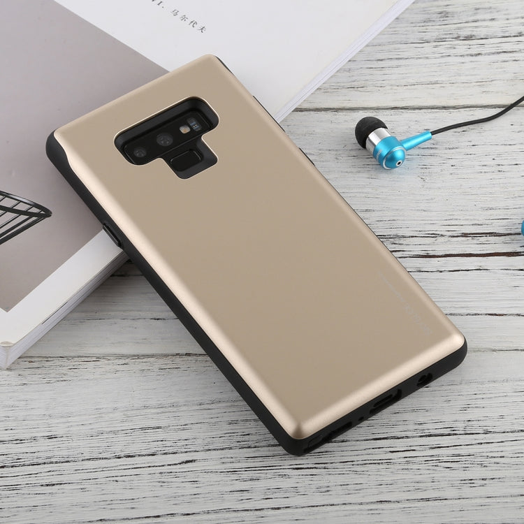 GOOSPERY Sky Slide Bumper TPU + PC Case for Galaxy Note9,with Card Slot