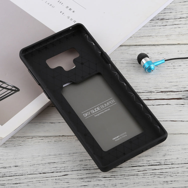 GOOSPERY Sky Slide Bumper TPU + PC Case for Galaxy Note9,with Card Slot