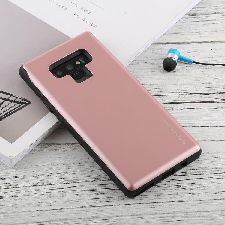 GOOSPERY Sky Slide Bumper TPU + PC Case for Galaxy Note9,with Card Slot