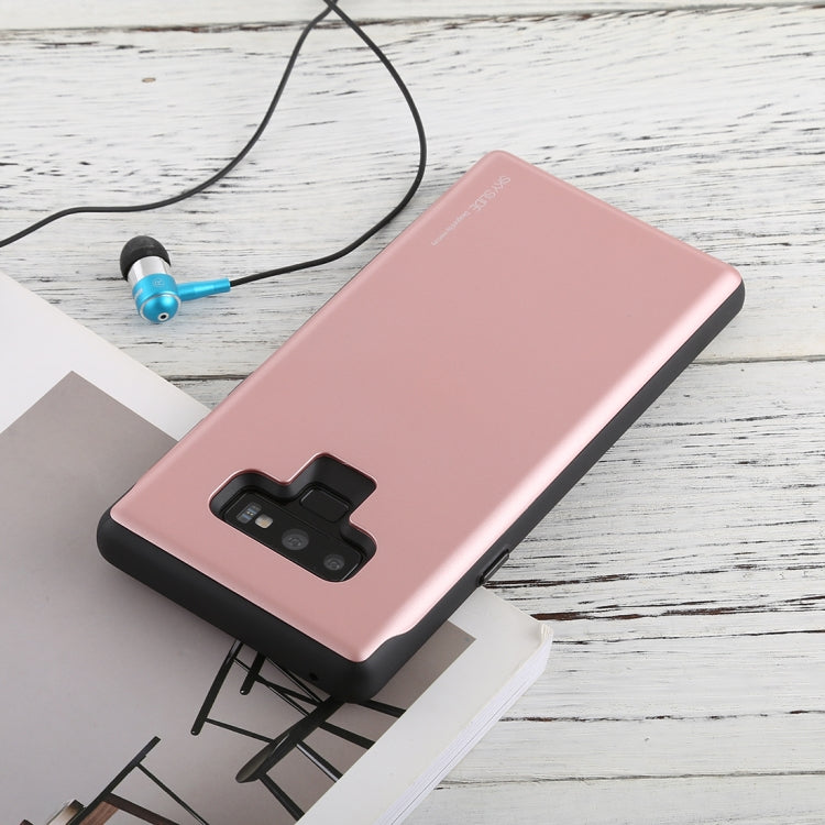 GOOSPERY Sky Slide Bumper TPU + PC Case for Galaxy Note9,with Card Slot