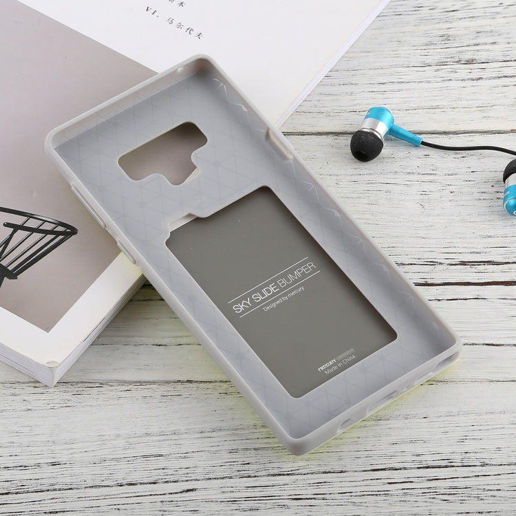 GOOSPERY Sky Slide Bumper TPU + PC Case for Galaxy Note9,with Card Slot