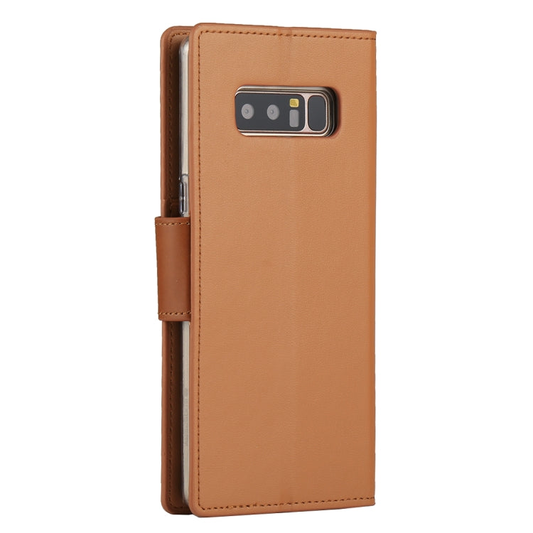 GOOSPERY SONATA DIARY for Galaxy Note 8 Business Style Magnetic Clasp Horizontal Flip Leather Case with Holder & Card Slots & Wallet