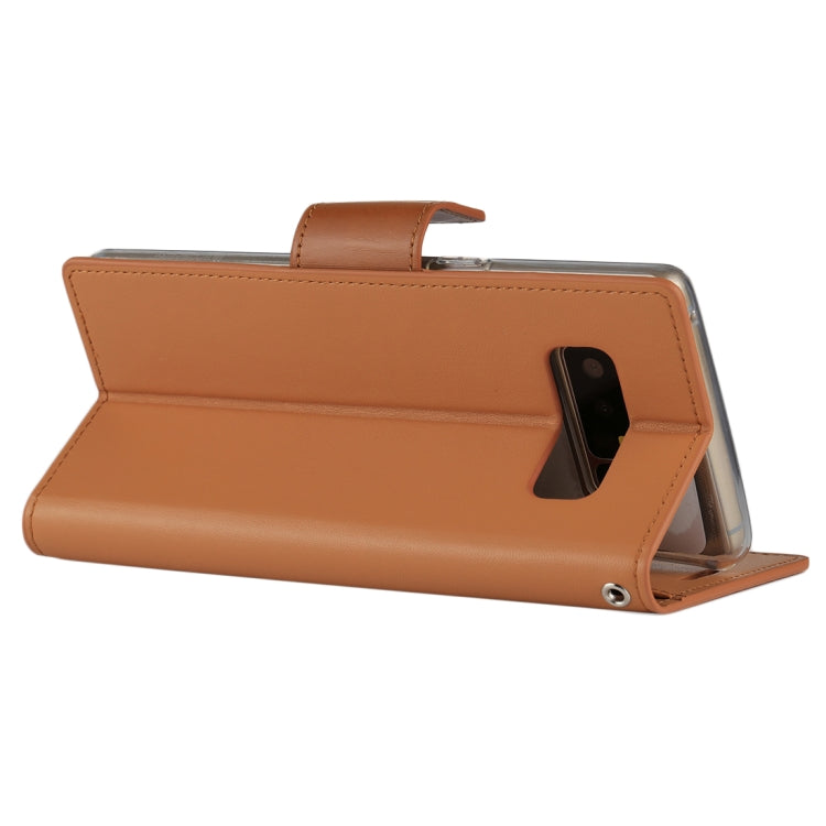 GOOSPERY SONATA DIARY for Galaxy Note 8 Business Style Magnetic Clasp Horizontal Flip Leather Case with Holder & Card Slots & Wallet