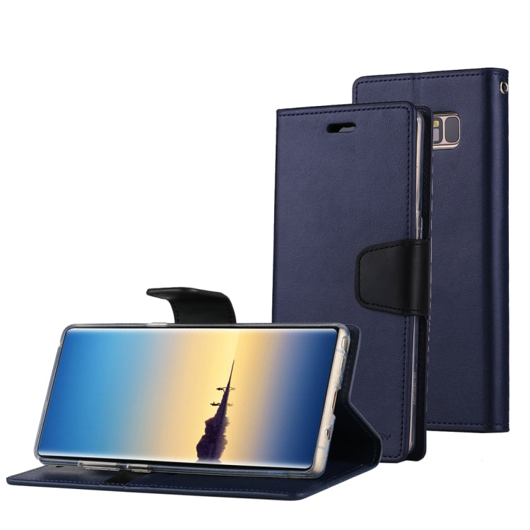 GOOSPERY SONATA DIARY for Galaxy Note 8 Business Style Magnetic Clasp Horizontal Flip Leather Case with Holder & Card Slots & Wallet