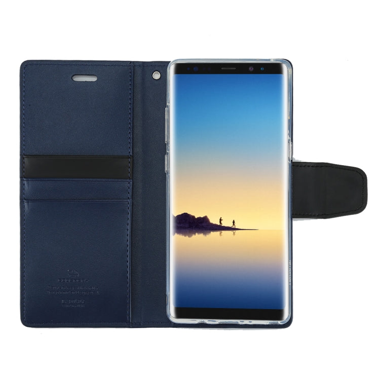 GOOSPERY SONATA DIARY for Galaxy Note 8 Business Style Magnetic Clasp Horizontal Flip Leather Case with Holder & Card Slots & Wallet