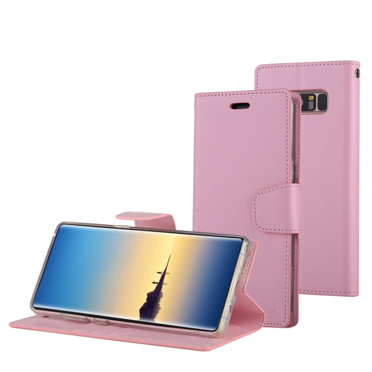 GOOSPERY SONATA DIARY for Galaxy Note 8 Business Style Magnetic Clasp Horizontal Flip Leather Case with Holder & Card Slots & Wallet