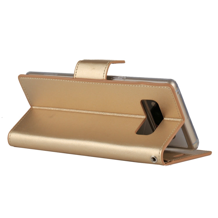 GOOSPERY SONATA DIARY for Galaxy Note 8 Business Style Magnetic Clasp Horizontal Flip Leather Case with Holder & Card Slots & Wallet