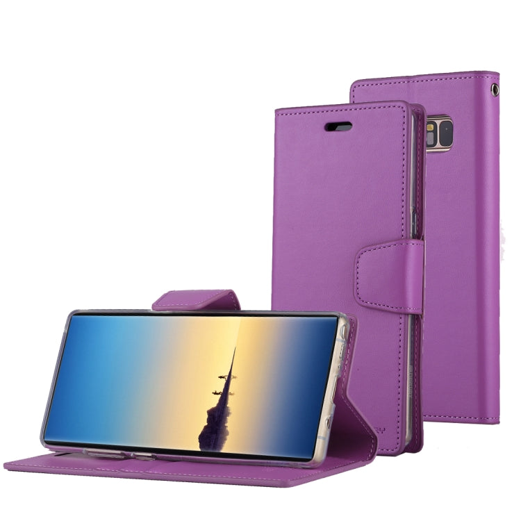 GOOSPERY SONATA DIARY for Galaxy Note 8 Business Style Magnetic Clasp Horizontal Flip Leather Case with Holder & Card Slots & Wallet