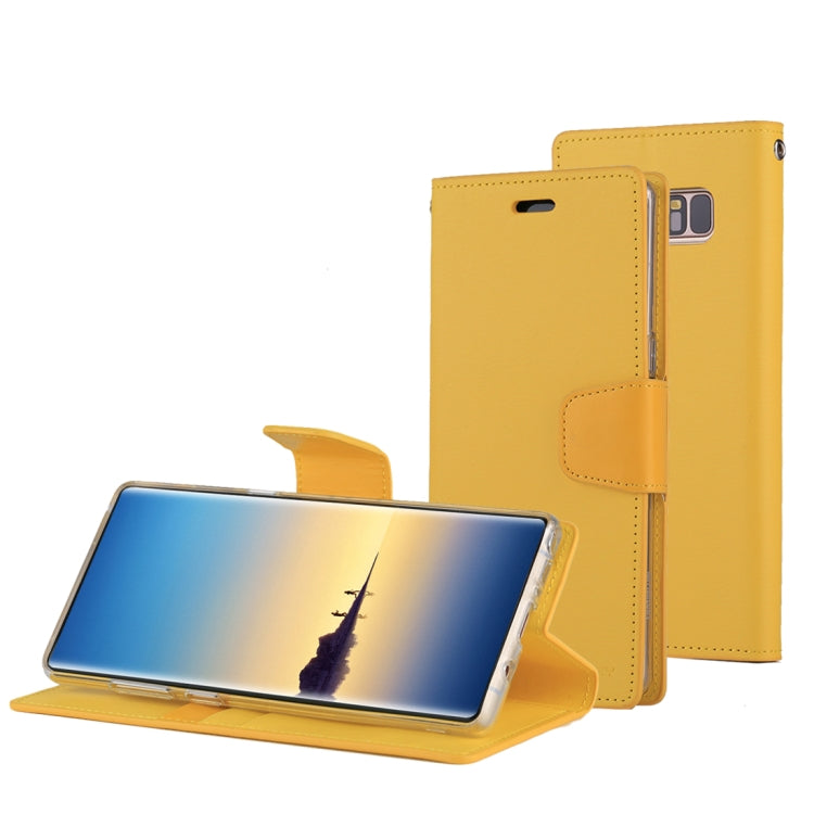 GOOSPERY SONATA DIARY for Galaxy Note 8 Business Style Magnetic Clasp Horizontal Flip Leather Case with Holder & Card Slots & Wallet