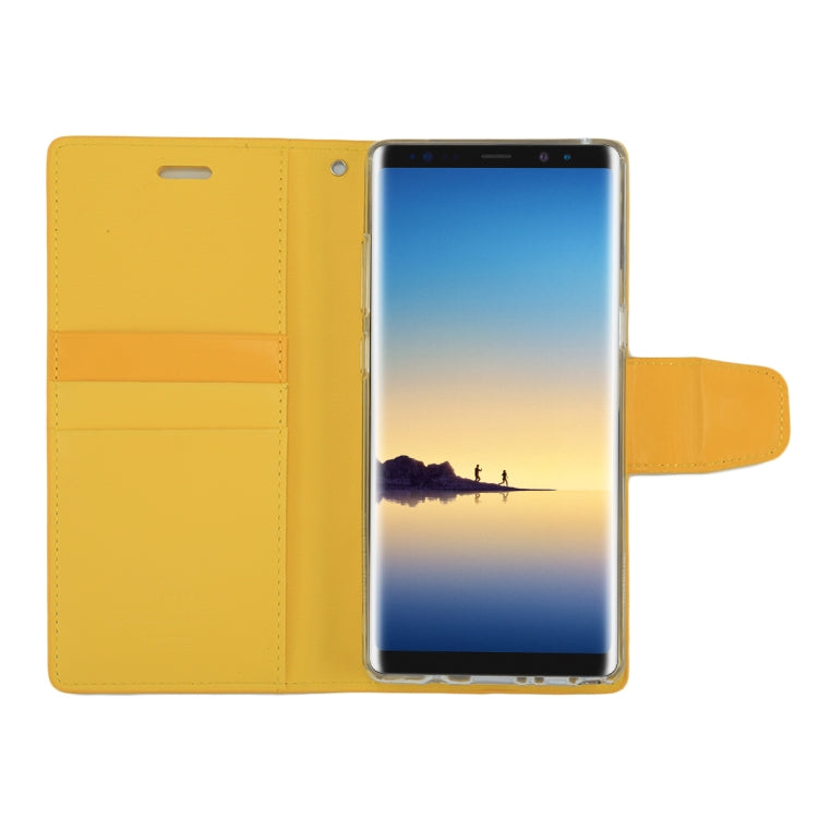 GOOSPERY SONATA DIARY for Galaxy Note 8 Business Style Magnetic Clasp Horizontal Flip Leather Case with Holder & Card Slots & Wallet