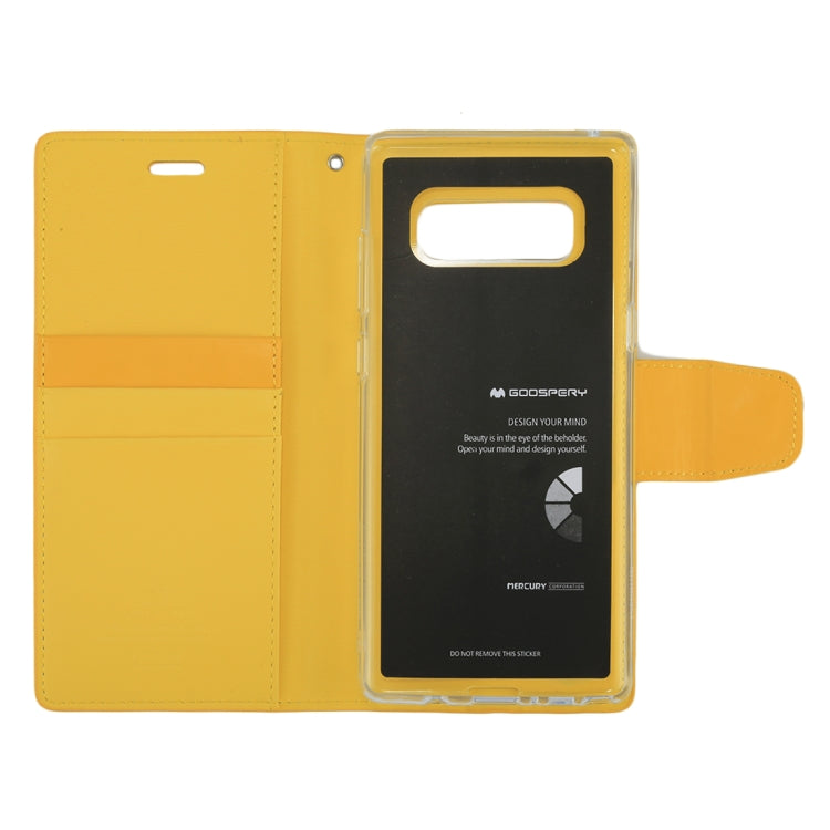 GOOSPERY SONATA DIARY for Galaxy Note 8 Business Style Magnetic Clasp Horizontal Flip Leather Case with Holder & Card Slots & Wallet