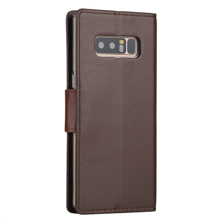 GOOSPERY SONATA DIARY for Galaxy Note 8 Business Style Magnetic Clasp Horizontal Flip Leather Case with Holder & Card Slots & Wallet