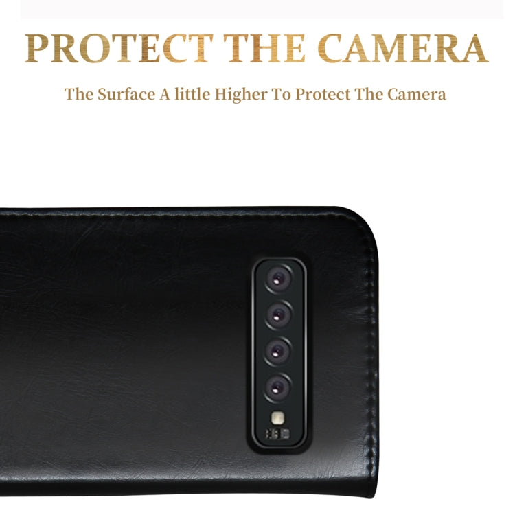 DZGOGO ROYALE II Series Magnetic Horizontal Flip Leather Case for Galaxy S10 E, with Card Slots & Holder