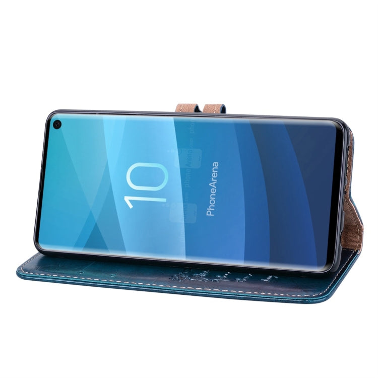 Business Style Oil Wax Texture Horizontal Flip Leather Case for Galaxy S10, with Holder & Card Slots & Wallet