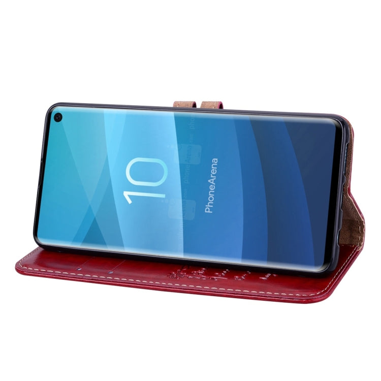 Business Style Oil Wax Texture Horizontal Flip Leather Case for Galaxy S10, with Holder & Card Slots & Wallet