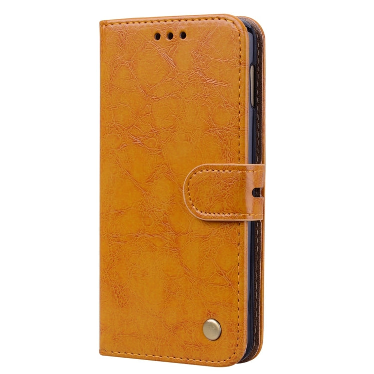Business Style Oil Wax Texture Horizontal Flip Leather Case for Galaxy S10 E, with Holder & Card Slots & Wallet