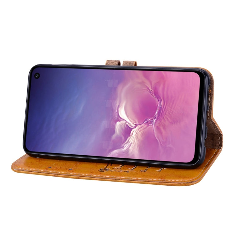 Business Style Oil Wax Texture Horizontal Flip Leather Case for Galaxy S10 E, with Holder & Card Slots & Wallet