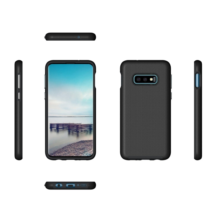 Anti-slip Armor Texture TPU + PC Case for Galaxy S10 E
